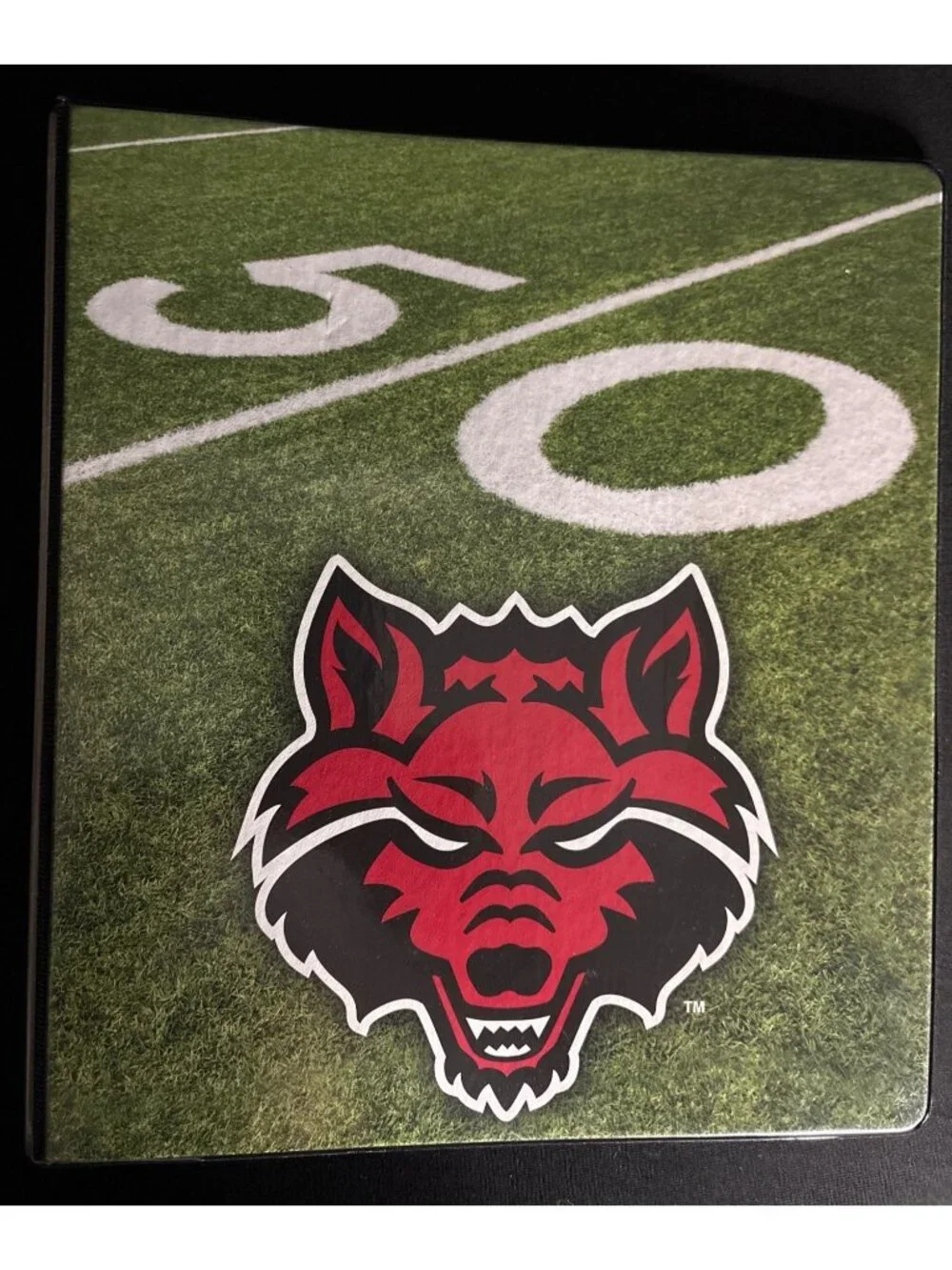 Arkansas State Red Wolves NCAA Division Officially Licensed 3-Ring Binder 1 1/2